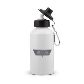 Бутылка спортивная с принтом EVE online в Белгороде, металл | емкость — 500 мл, в комплекте две пластиковые крышки и карабин для крепления | eve online | игры
