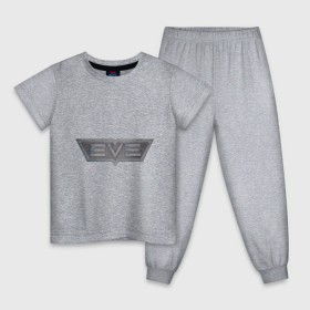 Детская пижама хлопок с принтом EVE online в Белгороде, 100% хлопок |  брюки и футболка прямого кроя, без карманов, на брюках мягкая резинка на поясе и по низу штанин
 | Тематика изображения на принте: eve online | игры