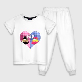 Детская пижама хлопок с принтом Pou в Белгороде, 100% хлопок |  брюки и футболка прямого кроя, без карманов, на брюках мягкая резинка на поясе и по низу штанин
 | pou | игры | мобильные игры | поу