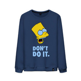 Мужской свитшот хлопок с принтом Bart Simpson Dont do it Барт в Белгороде, 100% хлопок |  | bart simpson dont do it | барт | кино | мультфильмы и тв | симпсоны