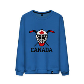 Мужской свитшот хлопок с принтом Canada (Канадский хоккей) в Белгороде, 100% хлопок |  | canada | канадский | клюшка | спорт | хоккей | шайба