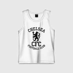 Детская майка хлопок с принтом Chelsea FC в Белгороде,  |  | Тематика изображения на принте: 1905 | chelsea | chelsea logo | fc | footbal club | лого | логотип | спорт | футбол | футбольный клуб | челси