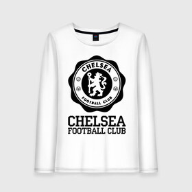 Женский лонгслив хлопок с принтом Chelsea FC в Белгороде, 100% хлопок |  | 1905 | chelsea | chelsea logo | fc | footbal club | лого | логотип | спорт | футбол | футбольный клуб | челси