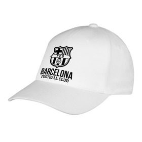 Бейсболка с принтом Barcelona FC в Белгороде, 100% хлопок | классический козырек, металлическая застежка-регулятор размера | Тематика изображения на принте: barcelona | fc | fc barcelona | footbal club | барселона | лого | логотип | спорт | футбол | футбольный клуб