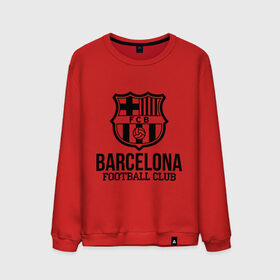 Мужской свитшот хлопок с принтом Barcelona FC в Белгороде, 100% хлопок |  | barcelona | fc | fc barcelona | footbal club | барселона | лого | логотип | спорт | футбол | футбольный клуб