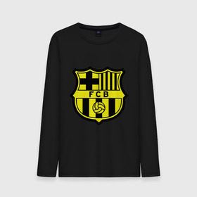 Мужской лонгслив хлопок с принтом Barcelona logo в Белгороде, 100% хлопок |  | barcelona | fc | fc barcelona | footbal club | барселона | лого | логотип | спорт | футбол | футбольный клуб