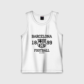 Детская майка хлопок с принтом Barcelona 1899 в Белгороде,  |  | Тематика изображения на принте: barcelona | fc | fc barcelona | footbal club | барселона | лого | логотип | спорт | футбол | футбольный клуб