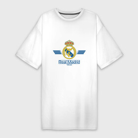 Платье-футболка хлопок с принтом Real Madrid 1902 в Белгороде,  |  | 1902 | fc | footbal club | real madrid | лого | логотип | реал мадрид | спорт | футбол | футбольный клуб