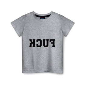 Детская футболка хлопок с принтом FUCK в Белгороде, 100% хлопок | круглый вырез горловины, полуприлегающий силуэт, длина до линии бедер | instagram | selfie | swag | инстаграм | селфи