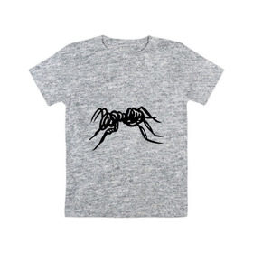 Детская футболка хлопок с принтом Муравей в Белгороде, 100% хлопок | круглый вырез горловины, полуприлегающий силуэт, длина до линии бедер | муравей | насекомые
