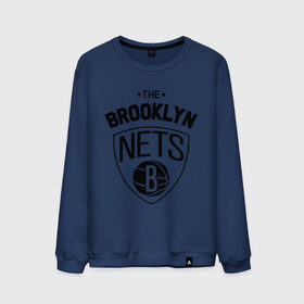 Мужской свитшот хлопок с принтом The Brooklyn Nets в Белгороде, 100% хлопок |  | бруклин