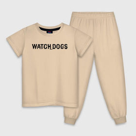 Детская пижама хлопок с принтом Watch Dogs в Белгороде, 100% хлопок |  брюки и футболка прямого кроя, без карманов, на брюках мягкая резинка на поясе и по низу штанин
 | watch dogs
