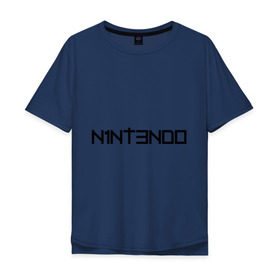 Мужская футболка хлопок Oversize с принтом Nintendo в Белгороде, 100% хлопок | свободный крой, круглый ворот, “спинка” длиннее передней части | баста | ноггано