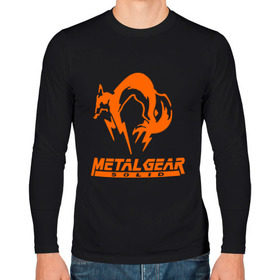 Мужской лонгслив хлопок с принтом Metal Gear Solid Fox в Белгороде, 100% хлопок |  | лиса