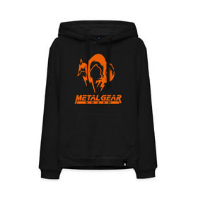 Мужская толстовка хлопок с принтом Metal Gear Solid Fox в Белгороде, френч-терри, мягкий теплый начес внутри (100% хлопок) | карман-кенгуру, эластичные манжеты и нижняя кромка, капюшон с подкладом и шнурком | лиса