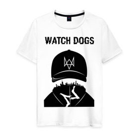Мужская футболка хлопок с принтом You will be Hacker в Белгороде, 100% хлопок | прямой крой, круглый вырез горловины, длина до линии бедер, слегка спущенное плечо. | hacker | watch dogs | will | you
