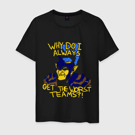 Мужская футболка хлопок с принтом Troll Warlord Dota2 в Белгороде, 100% хлопок | прямой крой, круглый вырез горловины, длина до линии бедер, слегка спущенное плечо. | dota | troll | warlord | варлорд | дота | тролль