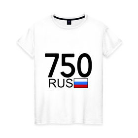 Женская футболка хлопок с принтом Московская область - 750 в Белгороде, 100% хлопок | прямой крой, круглый вырез горловины, длина до линии бедер, слегка спущенное плечо | 