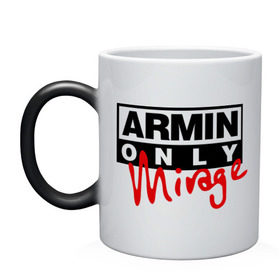 Кружка хамелеон с принтом Armin only - mirage в Белгороде, керамика | меняет цвет при нагревании, емкость 330 мл | addicted | buuren | mirage | van | аrmin