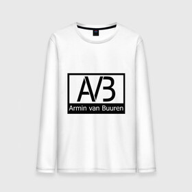 Мужской лонгслив хлопок с принтом Armin van buuren logo в Белгороде, 100% хлопок |  | addicted | buuren | van | аrmin