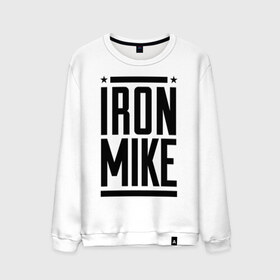 Мужской свитшот хлопок с принтом Iron Mike в Белгороде, 100% хлопок |  | iron | mike | бокс | железный | замбидис | майк | чемпион