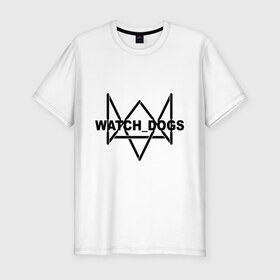 Мужская футболка премиум с принтом Watch_Dogs в Белгороде, 92% хлопок, 8% лайкра | приталенный силуэт, круглый вырез ворота, длина до линии бедра, короткий рукав | watch dogs