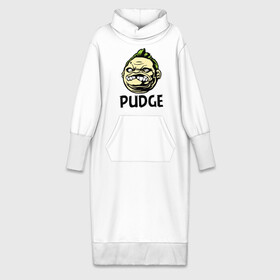 Платье удлиненное хлопок с принтом Pudge Пудж в Белгороде,  |  | dota | pudge | дота | пудж