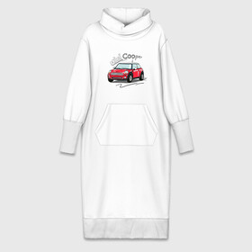 Платье удлиненное хлопок с принтом Mini Cooper в Белгороде,  |  | mini cooper | автомобиль | машина | мини купер | миникупер