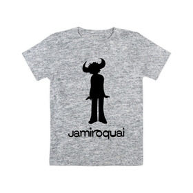 Детская футболка хлопок с принтом Jamiroquai в Белгороде, 100% хлопок | круглый вырез горловины, полуприлегающий силуэт, длина до линии бедер | Тематика изображения на принте: funk | jamiroquai | jazz | джаз | джамирокуай | фанк