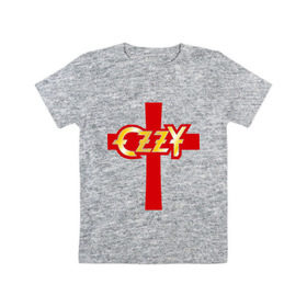 Детская футболка хлопок с принтом Ozzy Osbourne (Оззи Осборн) в Белгороде, 100% хлопок | круглый вырез горловины, полуприлегающий силуэт, длина до линии бедер | Тематика изображения на принте: 