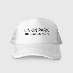 Кепка тракер с сеткой с принтом Linkin Park The hunting party в Белгороде, трикотажное полотно; задняя часть — сетка | длинный козырек, универсальный размер, пластиковая застежка | hunting | linkin | park | party