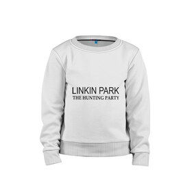 Детский свитшот хлопок с принтом Linkin Park The hunting party в Белгороде, 100% хлопок | круглый вырез горловины, эластичные манжеты, пояс и воротник | hunting | linkin | park | party