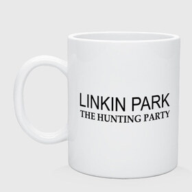 Кружка с принтом Linkin Park The hunting party в Белгороде, керамика | объем — 330 мл, диаметр — 80 мм. Принт наносится на бока кружки, можно сделать два разных изображения | hunting | linkin | park | party