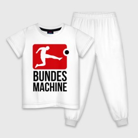 Детская пижама хлопок с принтом Bundes machine football в Белгороде, 100% хлопок |  брюки и футболка прямого кроя, без карманов, на брюках мягкая резинка на поясе и по низу штанин
 | bundes | football | machine | машина | немецкий | федеральный | футбол