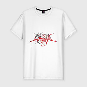 Мужская футболка премиум с принтом Chelsea Grin в Белгороде, 92% хлопок, 8% лайкра | приталенный силуэт, круглый вырез ворота, длина до линии бедра, короткий рукав | chelsea | grin | metal | music | грин | метал | музыка | челси