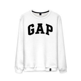 Мужской свитшот хлопок с принтом GAP Swag в Белгороде, 100% хлопок |  | Тематика изображения на принте: gap | swag | сваг | свег | свэг