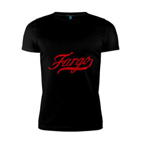 Мужская футболка премиум с принтом Fargo в Белгороде, 92% хлопок, 8% лайкра | приталенный силуэт, круглый вырез ворота, длина до линии бедра, короткий рукав | Тематика изображения на принте: fargo