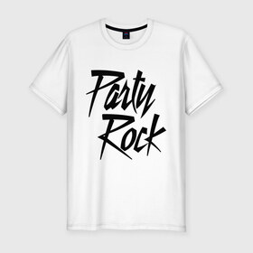Мужская футболка премиум с принтом Party Rock в Белгороде, 92% хлопок, 8% лайкра | приталенный силуэт, круглый вырез ворота, длина до линии бедра, короткий рукав | 