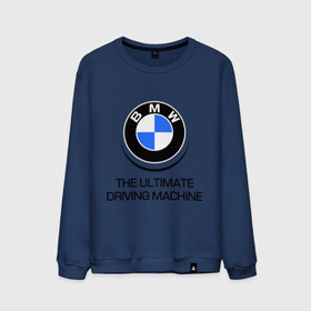 Мужской свитшот хлопок с принтом BMW Driving Machine в Белгороде, 100% хлопок |  | bmw | driving | machine | ultimate