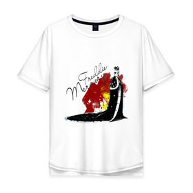 Мужская футболка хлопок Oversize с принтом Фрэдди Меркьюри в Белгороде, 100% хлопок | свободный крой, круглый ворот, “спинка” длиннее передней части | queen | меломанам | музыка | рок | фрэдди меркьюри