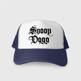 Кепка тракер с сеткой с принтом Snoop Dogg в Белгороде, трикотажное полотно; задняя часть — сетка | длинный козырек, универсальный размер, пластиковая застежка | rap | snoop dogg | музыка | рэп | снуп дог