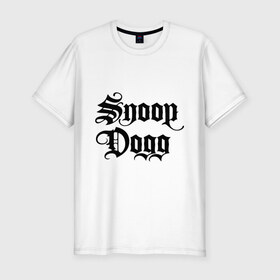 Мужская футболка премиум с принтом Snoop Dogg в Белгороде, 92% хлопок, 8% лайкра | приталенный силуэт, круглый вырез ворота, длина до линии бедра, короткий рукав | Тематика изображения на принте: rap | snoop dogg | музыка | рэп | снуп дог