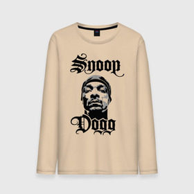 Мужской лонгслив хлопок с принтом Snoop Dogg в Белгороде, 100% хлопок |  | Тематика изображения на принте: rap | snoop dogg | музыка | рэп | снуп дог