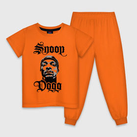 Детская пижама хлопок с принтом Snoop Dogg в Белгороде, 100% хлопок |  брюки и футболка прямого кроя, без карманов, на брюках мягкая резинка на поясе и по низу штанин
 | rap | snoop dogg | музыка | рэп | снуп дог