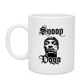 Кружка с принтом Snoop Dogg в Белгороде, керамика | объем — 330 мл, диаметр — 80 мм. Принт наносится на бока кружки, можно сделать два разных изображения | rap | snoop dogg | музыка | рэп | снуп дог