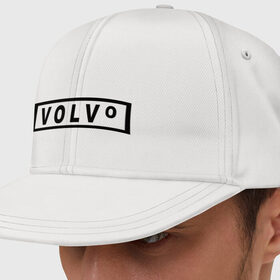 Кепка снепбек с прямым козырьком с принтом Volvo в Белгороде, хлопок 100% |  | valve | volvo | логотип