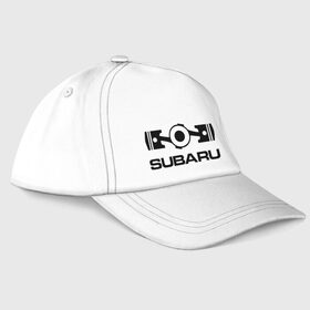 Бейсболка с принтом Subaru в Белгороде, 100% хлопок | классический козырек, металлическая застежка-регулятор размера | Тематика изображения на принте: logo | sti | subaru | авто | лого | субарик | субару