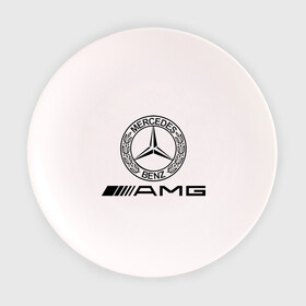 Тарелка 3D с принтом AMG в Белгороде, фарфор | диаметр - 210 мм
диаметр для нанесения принта - 120 мм | amg | benz | logo | mercedes | авто | амг | лого | мерс | мерседес бенс
