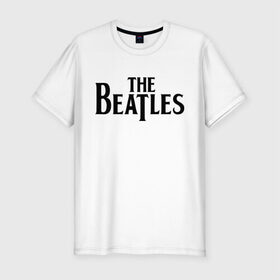Мужская футболка премиум с принтом The Beatles в Белгороде, 92% хлопок, 8% лайкра | приталенный силуэт, круглый вырез ворота, длина до линии бедра, короткий рукав | beatles | битлз