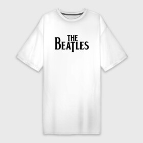 Платье-футболка хлопок с принтом The Beatles в Белгороде,  |  | beatles | битлз